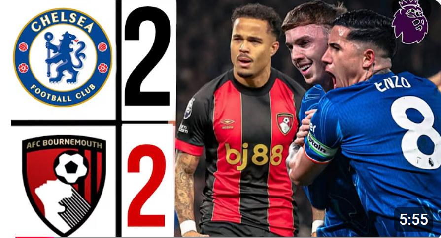 Chelsea and Bournemouth Battle to a Thrilling Draw