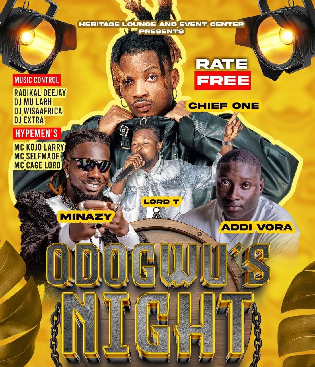 Chief One, Addi Vora, Minazy Yaazo & More Ignite Odogwu’s Night at Heritage Lounge