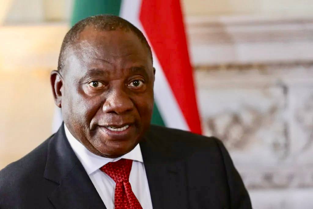 South African President Cyril Ramaphosa