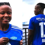 Evelyn Badu smiling in FK Molde jersey after signing with the Norwegian club ahead of the 2025 Women’s Africa Cup of Nations.